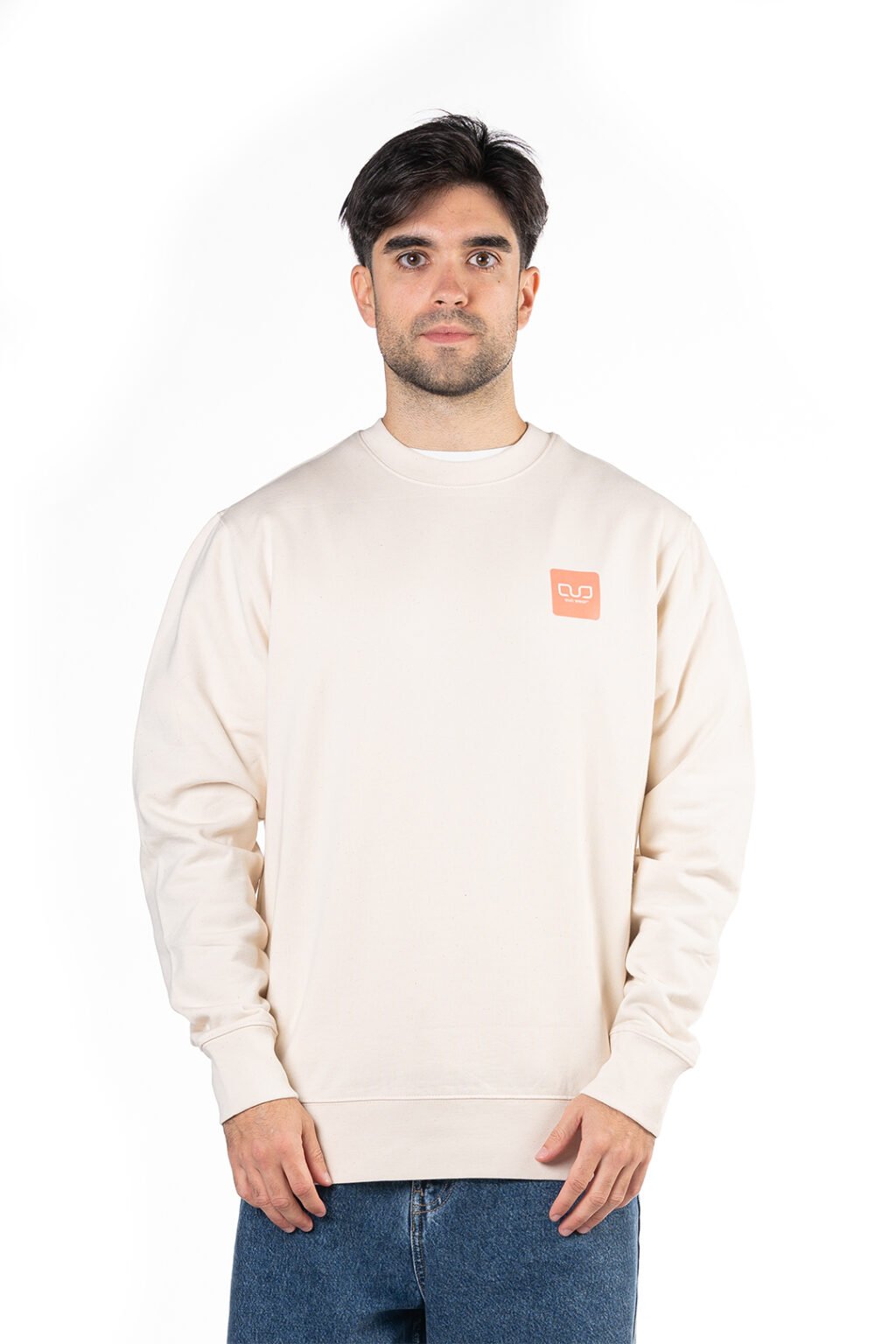 sudadera natural raw