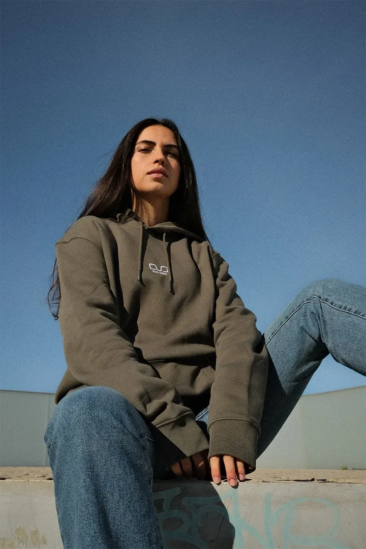 Categoría Hoodies: felpa perchada de 350 g/m² con algodón orgánico