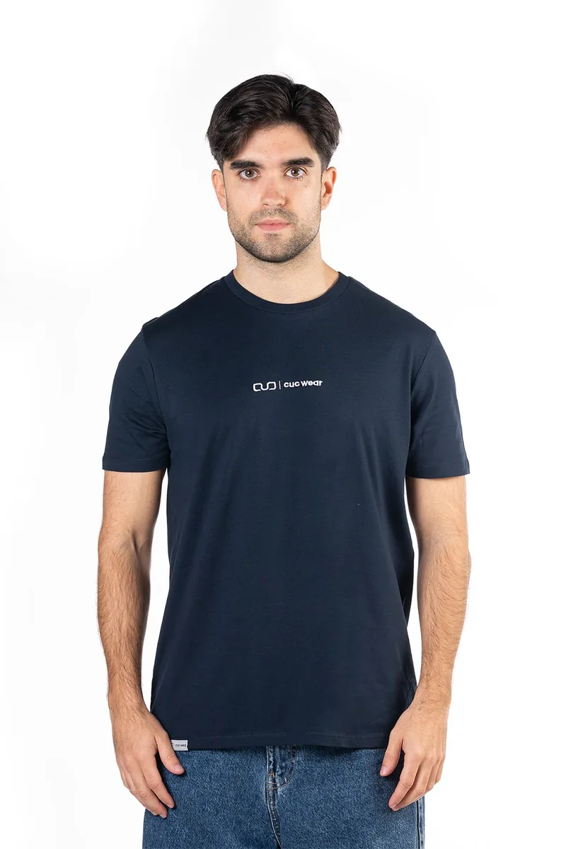 Navy Essential Tee — Camiseta Marino